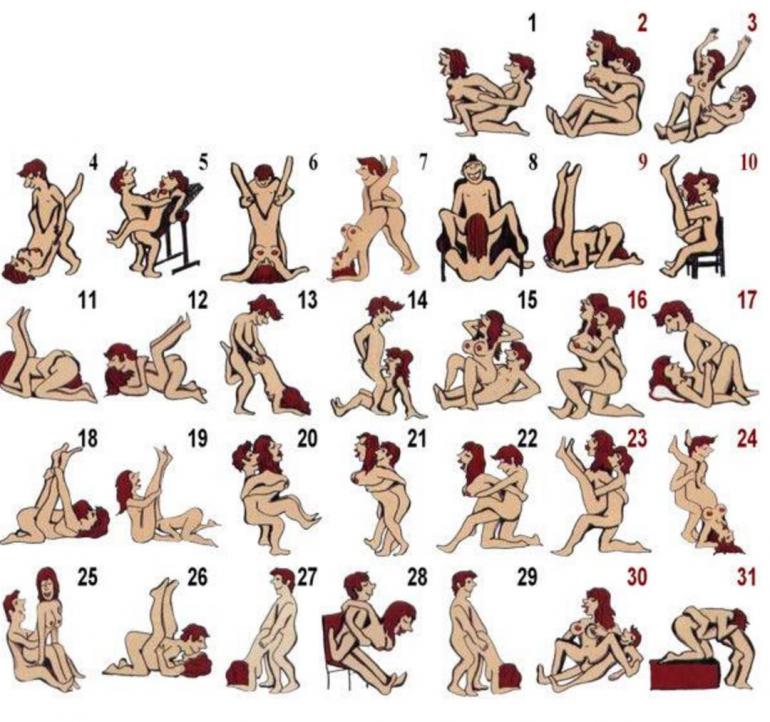 month of sex positions